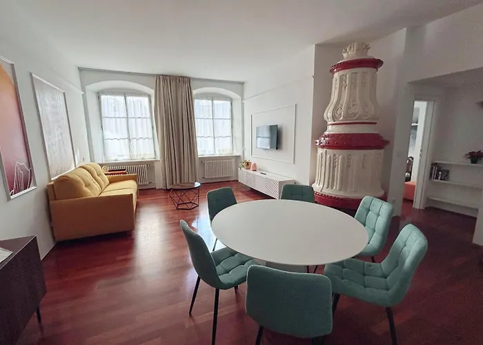 아파트 Atelier La Stube - Alpine Design 볼차노